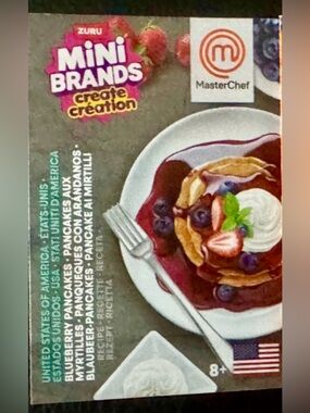 Blueberry pancakes, USA Zuru mini brands create MasterChef series 2 world dishes
